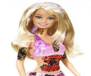 Puzle Barbie com tattoos