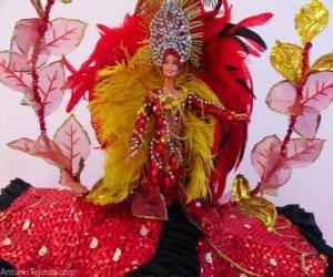 Puzle Barbie no carnaval