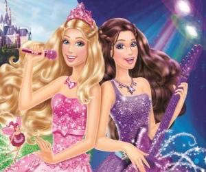 Puzle Barbie: The princess and The Popstar
