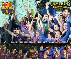 Puzle Barça, FC Barcelona, Campeão da Copa do Mundo de Clubes 2011
