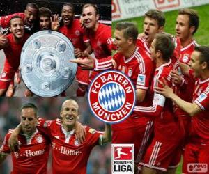 Puzle Bayern de Munique campeão 13-14