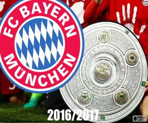 Puzle Bayern Múnich, campeão 2016-2017