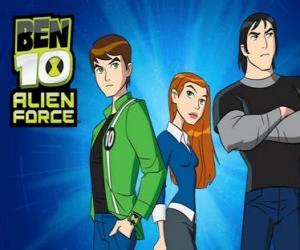 Puzle Ben 10 com os amigos