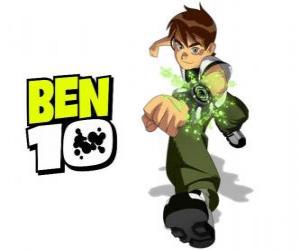 Puzle Benjamin Tennyson eo Omnitrix que mudou sua vida para se tornar Ben 10