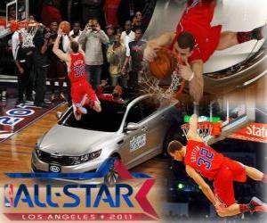 Puzle Blake Griffin é o novo rei do 2011 NBA Slam Dunk