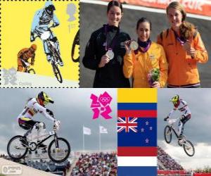 Puzle BMX feminino Londres 2012