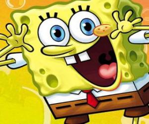 Puzle Bob Esponja feliz