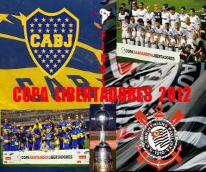 Puzle Boca Juniors vs Corinthians. Final Copa Libertadores da América 2012