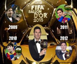 Puzle Bola de ouro FIFA 2015