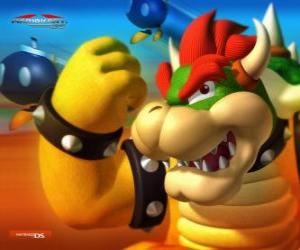 Puzle Bowser ou Rei Koopa, o principal inimigo nos jogos do Mario