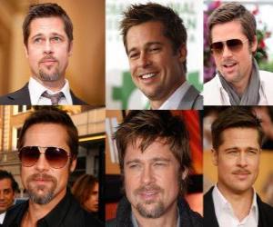 Puzle Brad Pitt chegou à fama em meados da década de 1990, depois de estrelar vários filmes de Hollywood