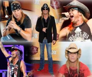 Puzle Bret Michaels é um vocalista de hard rock