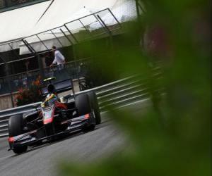 Puzle Bruno Senna-HRT - Monte-Carlo 2010