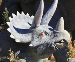 Puzle Cabeça de Triceratops
