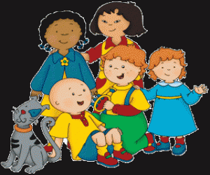 Puzle Caillou com amigos