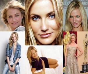 Puzle Cameron Diaz é uma atriz americana e ex-modelo. Foi quatro vezes nomeado para o Golden Globe Award