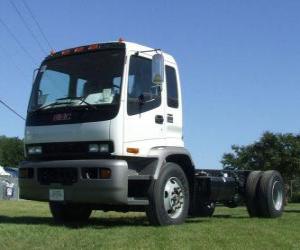 Puzle Caminhão Isuzu FTR