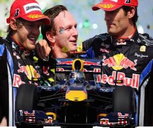 Puzle campeão do Red Bull F1 Construtores 2010