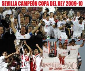 Puzle Campeão Sevilla da Copa del Rey 2009-2010