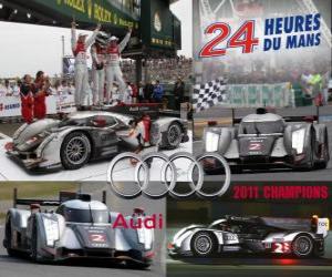 Puzle Campeões das 24 Horas de Le Mans, Audi R18 TDI 2011