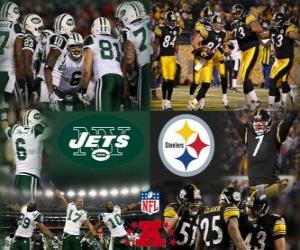 Puzle Campeonato de 2010-11 Final da AFC, New York Jets vs Pittsburgh Steelers