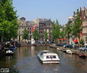 Puzle Canais de Amesterdão, Países Baixos