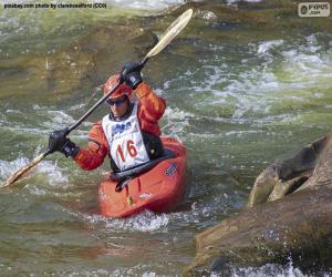 Puzle Canoagem de águas vivas