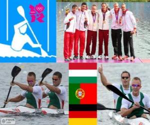 Puzle Canoagem K2 1000m Londres 2012