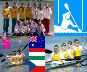 Puzle Canoagem K4 1000m Londres 2012