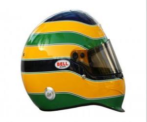 Puzle Capacete de Bruno Senna 2010