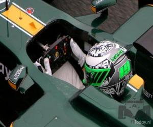 Puzle Capacete de Heikki Kovalainen 2010