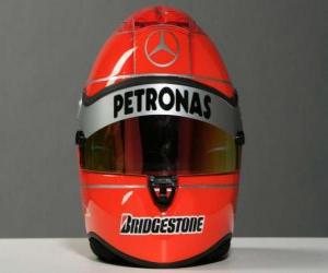 Puzle Capacete de Michael Schumacher 2010