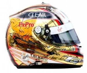 Puzle Capacete de Timo Glock 2010