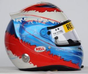 Puzle Capacete de Vitaly Petrov 2010