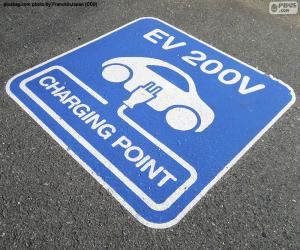 Puzle Carregamento de carros elétricos