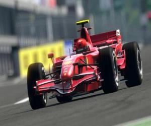 Puzle Carro de corrida de Fórmula 1 ou F1