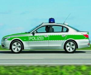 Puzle carro de polícia - BMW E60 -