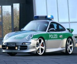 Puzle Carro de polícia - Porsche 911 -