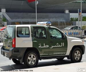 Puzle Carro de polícia de Dubai