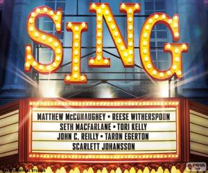 Puzle Cartaz de Sing