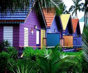 Puzle Casas cores, Bahamas