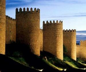 Puzle Castelo com três torres