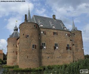 Puzle Castelo de Ammersoyen, Países Baixos