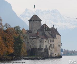 Puzle Castelo de Chillon, Suíça