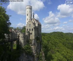 Puzle Castelo de Lichtenstein, Alemanha