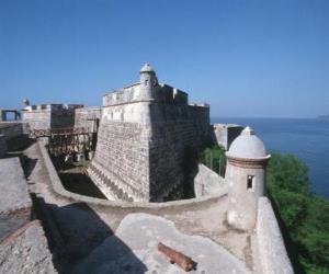 Puzle Castelo de San Pedro de la Roca ou Castillo del Morro, Santiago de Cuba, Cuba