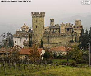 Puzle Castelo de Vigoleno, Itália