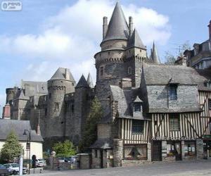 Puzle Castelo de Vitré, França