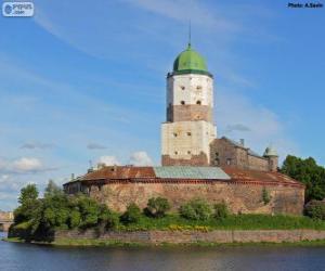 Puzle Castelo de Vyborg, Vyborg, Rússia