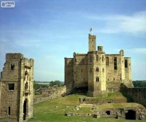 Puzle Castelo de Warkworth, Inglaterra